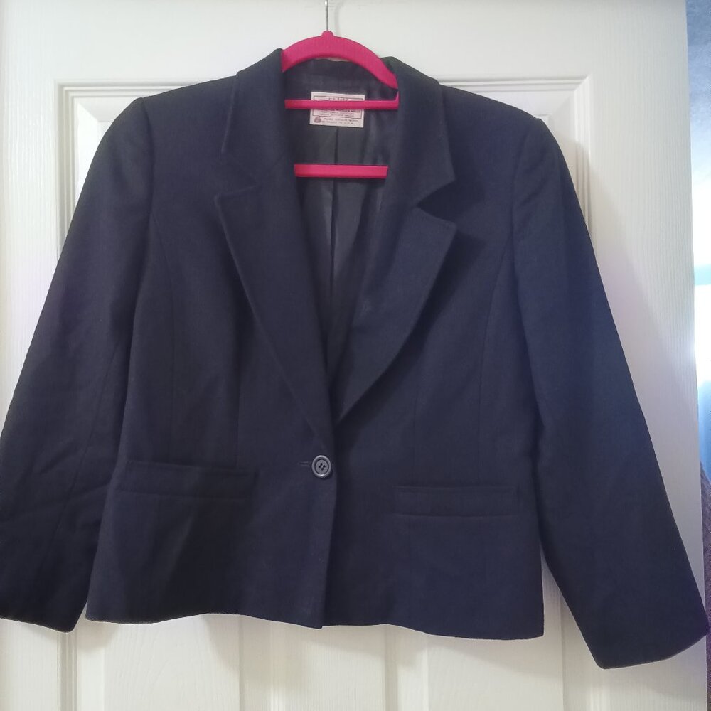 Vintage Pendleton 100% Wool Blazer Size 6 Petite